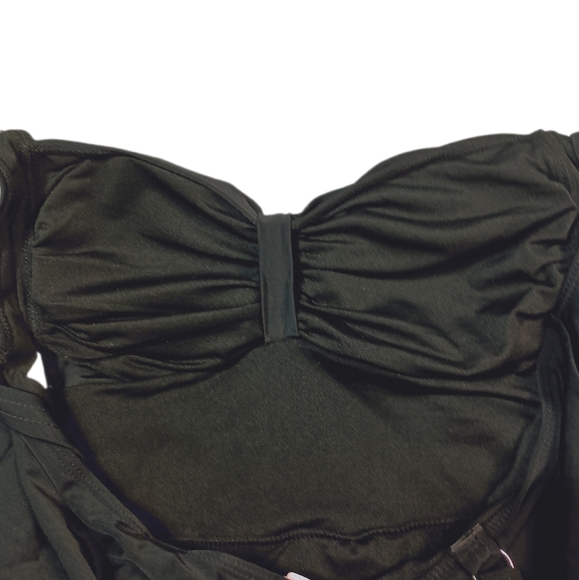 ChicSoul Bathing Suit Swim Dress black NWOT SKUW017 - Picture 3 of 5